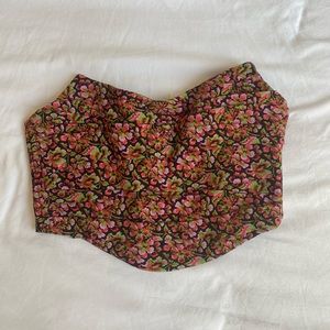 Zara Floral Corset Top